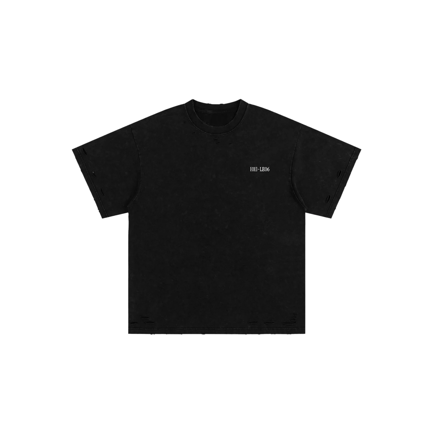 [01] Washed Frayed T-Shirt